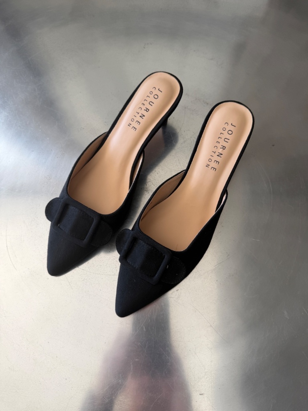 NEW Journee Women's Vianna Pumps BLACK WOMENS 9.5 - Picture 2 of 11